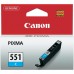 Cartuccia Canon serie CLI-551c compatibile
